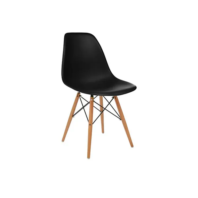 (As-is) Oslo Chair - Natural, Black - 3 - 1