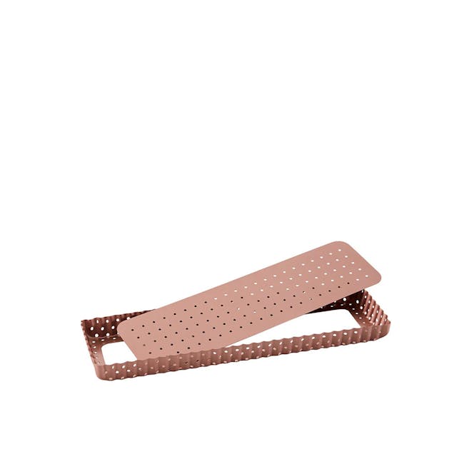 Wiltshire Rose Gold Perforated Rectangle Quiche & Tart Pan (2 Sizes) - 7