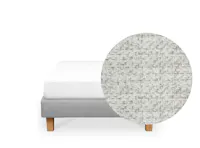 ESSENTIALS Single Divan Bed - Linen (Pet Friendly)
