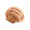 Knot Ball Plush Cushion - Khaki