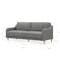 Angelo Sofa Bed - Beige (Eco Clean Fabric) - 10