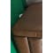 (As-is) Denver Armchair with Adjustable Footrest - Cedar Brown (Genuine Leather) - 3