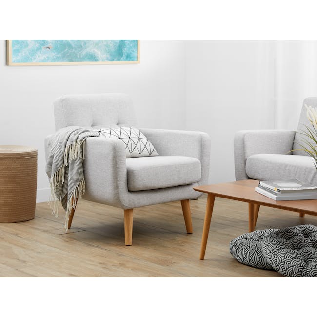 Cali 2 Seater Sofa with Cali Armchair - Sand - 10