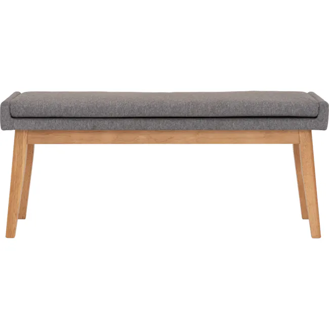 Fabian Bench 1.1m - Natural, Oyster Grey (Fabric) - 3