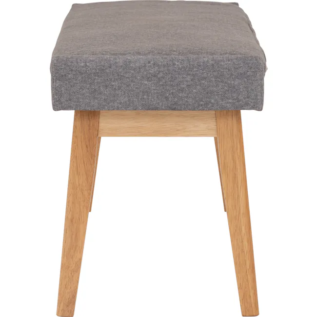 Fabian Bench 1.1m - Natural, Oyster Grey (Fabric) - 4