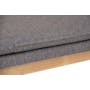 Fabian Bench 1.1m - Natural, Oyster Grey (Fabric) - 7