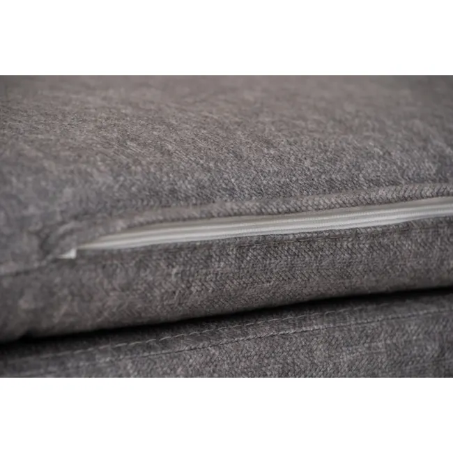 Fabian Bench 1.1m - Natural, Oyster Grey (Fabric) - 9