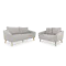 Hana 3 Seater Sofa with Hana 2 Seater Sofa - Sand