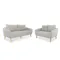 Hana 3 Seater Sofa with Hana 2 Seater Sofa - Sand