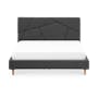 Kieran Queen Bed - Onyx Grey - 0