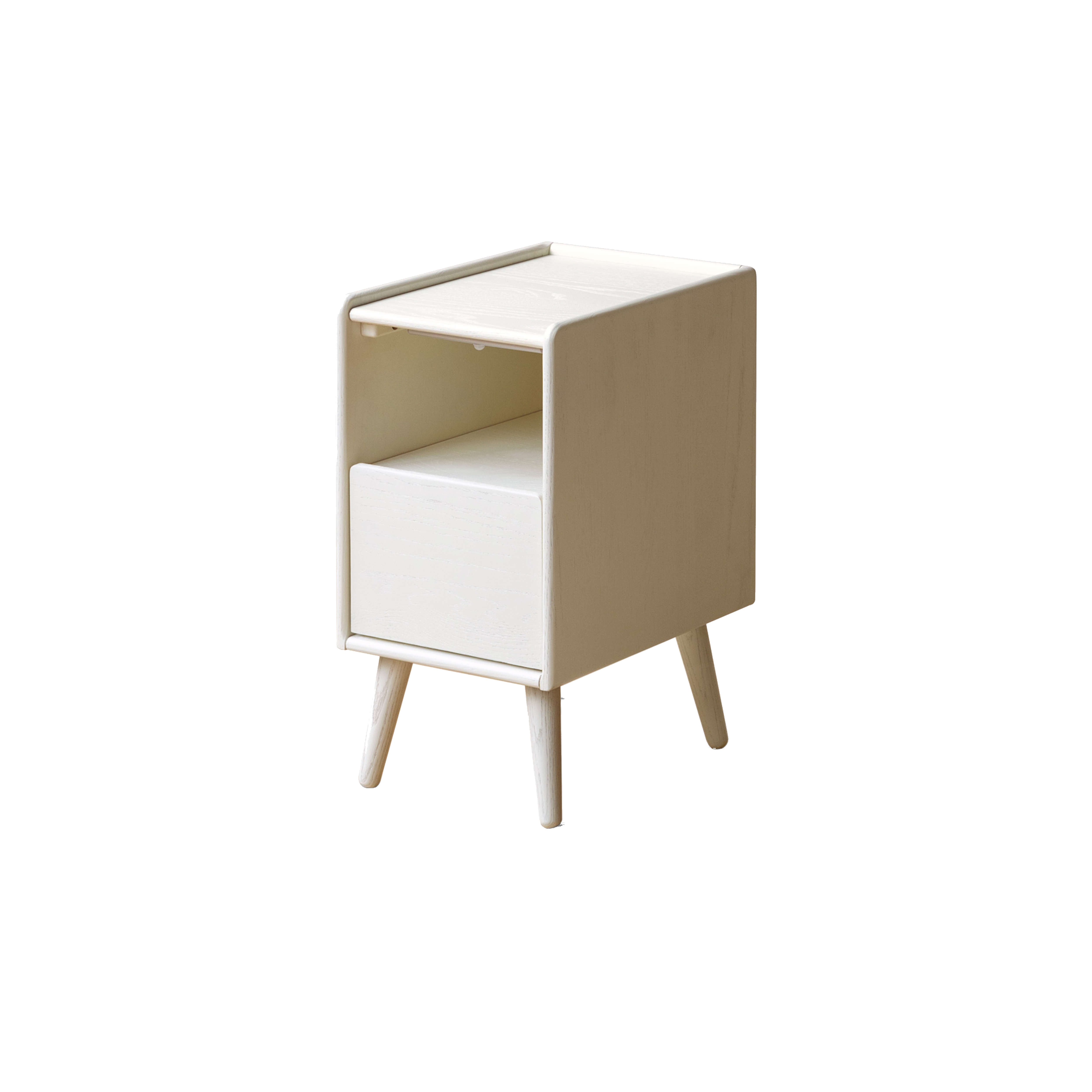 Eli Narrow Bedside Table White, Eli by HipVan HipVan