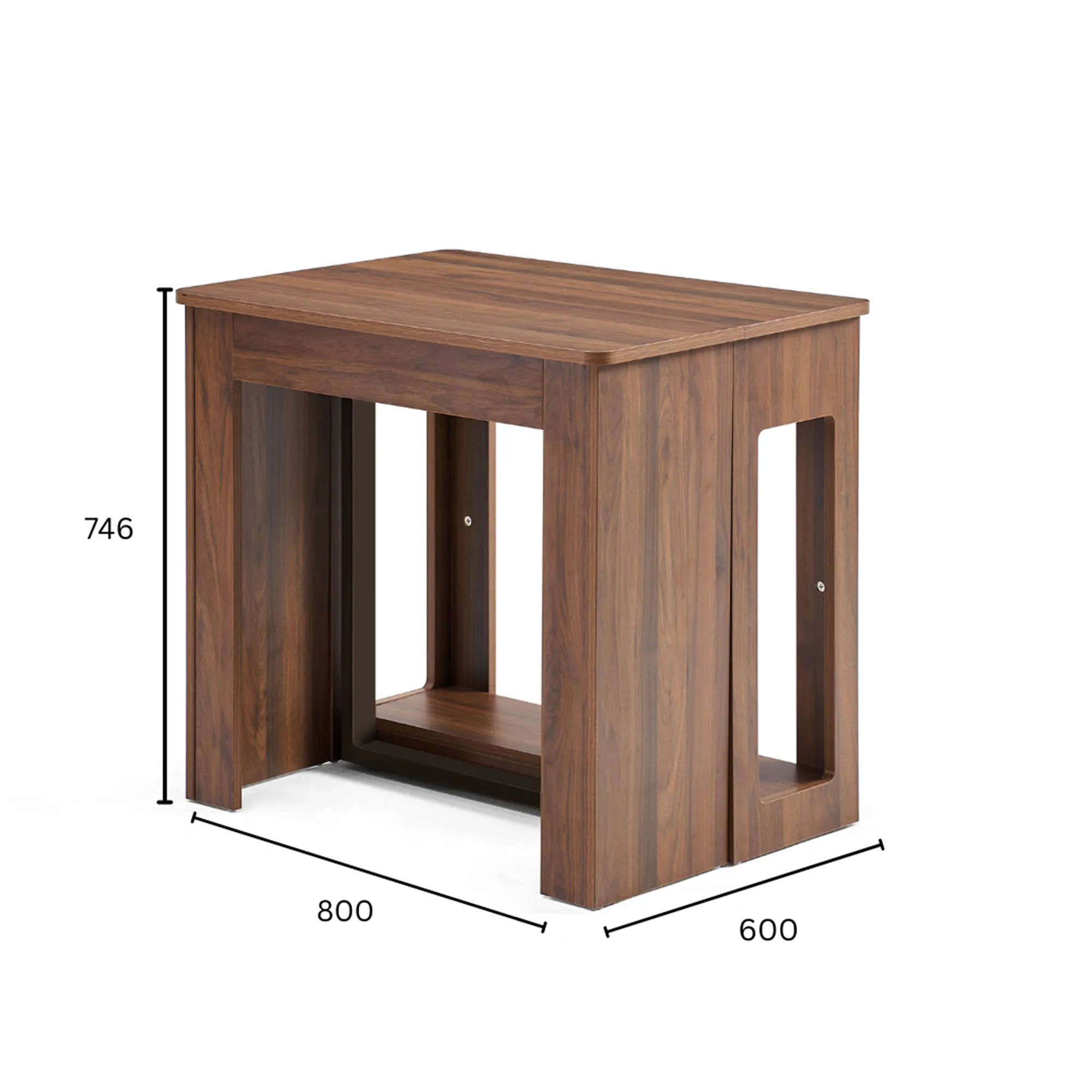 Flexi-Table Extendable Dining Table 0.6m-2.8m - Natural - 15