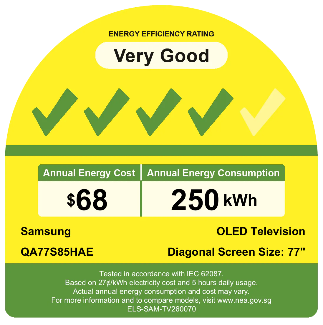77" OLED S85H 4K Samsung Vision AI Smart TV (2026) - 15