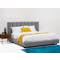 Elliot King Bed in Gray Owl with 2 Lewis Bedside Tables in Grey, Oak - 1