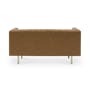 Cadencia 3 Seater Sofa with Cadencia 2 Seater Sofa - Tan (Faux Leather) - 3