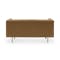Cadencia 3 Seater Sofa with Cadencia 2 Seater Sofa - Tan (Faux Leather) - 3