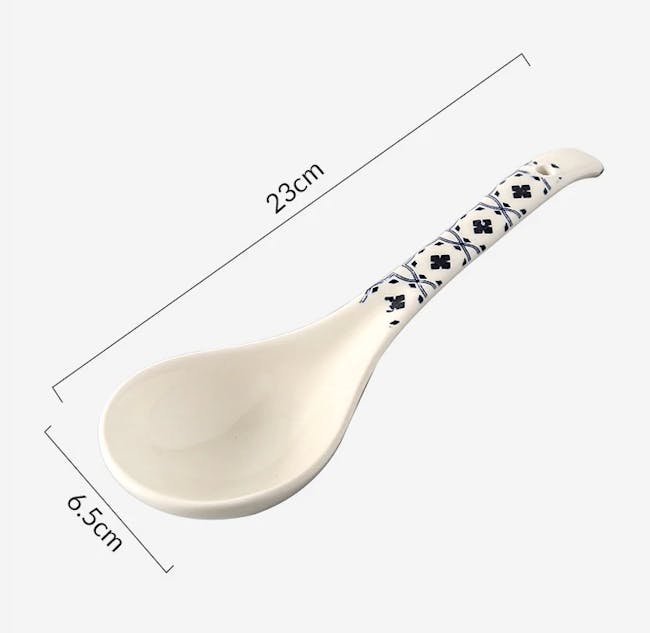 Table Matters Crisscross Blue Spoon (2 Sizes) - 3