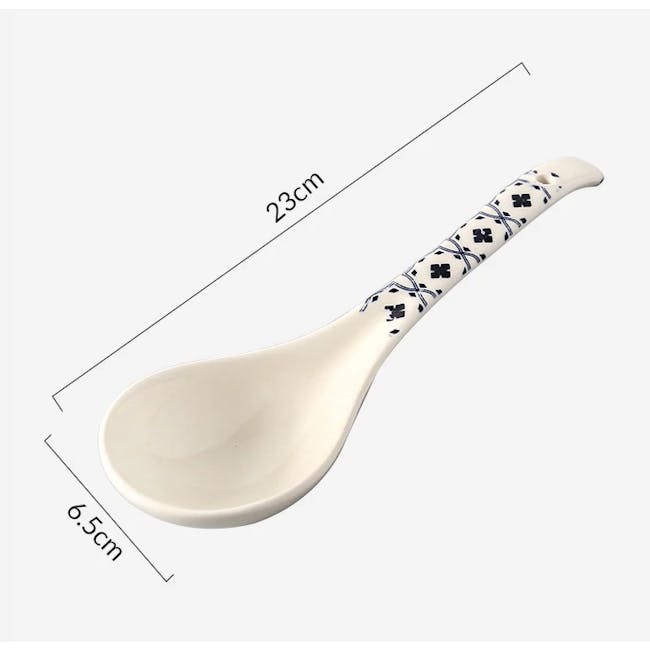 Table Matters Crisscross Blue Spoon (2 Sizes) - 3