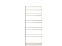 Micel 6 Tier Wall Shelf 0.6m - White