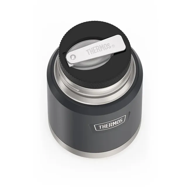 Thermos® ICON™ Thermal Food Jar 16oz with Foldable Spoon (IS3002) - Granite - 5