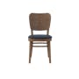 Beverly Dining Chair - Cocoa, Navy (Fabric) - 1