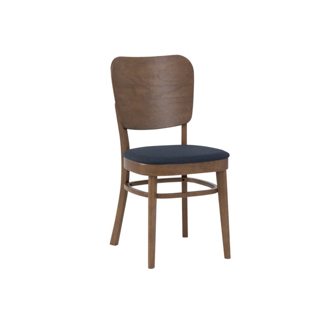 Beverly Dining Chair - Cocoa, Navy (Fabric) - 0