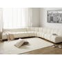 Cosmo Corner Sofa Unit - White Boucle (Spill Resistant) - 1