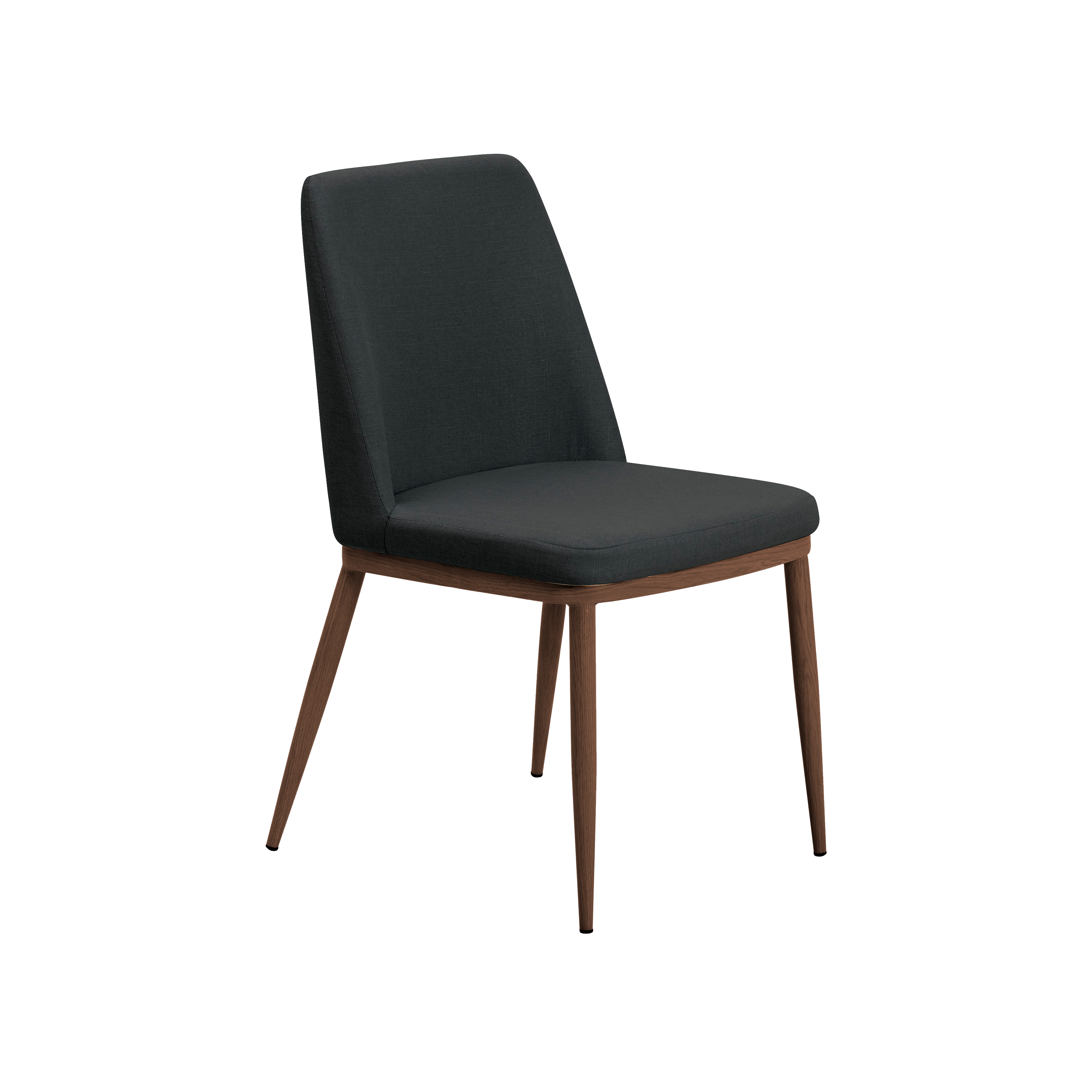 Kate Dining Chair Walnut, Black, HV Basic Dining Tables & Chairs HipVan