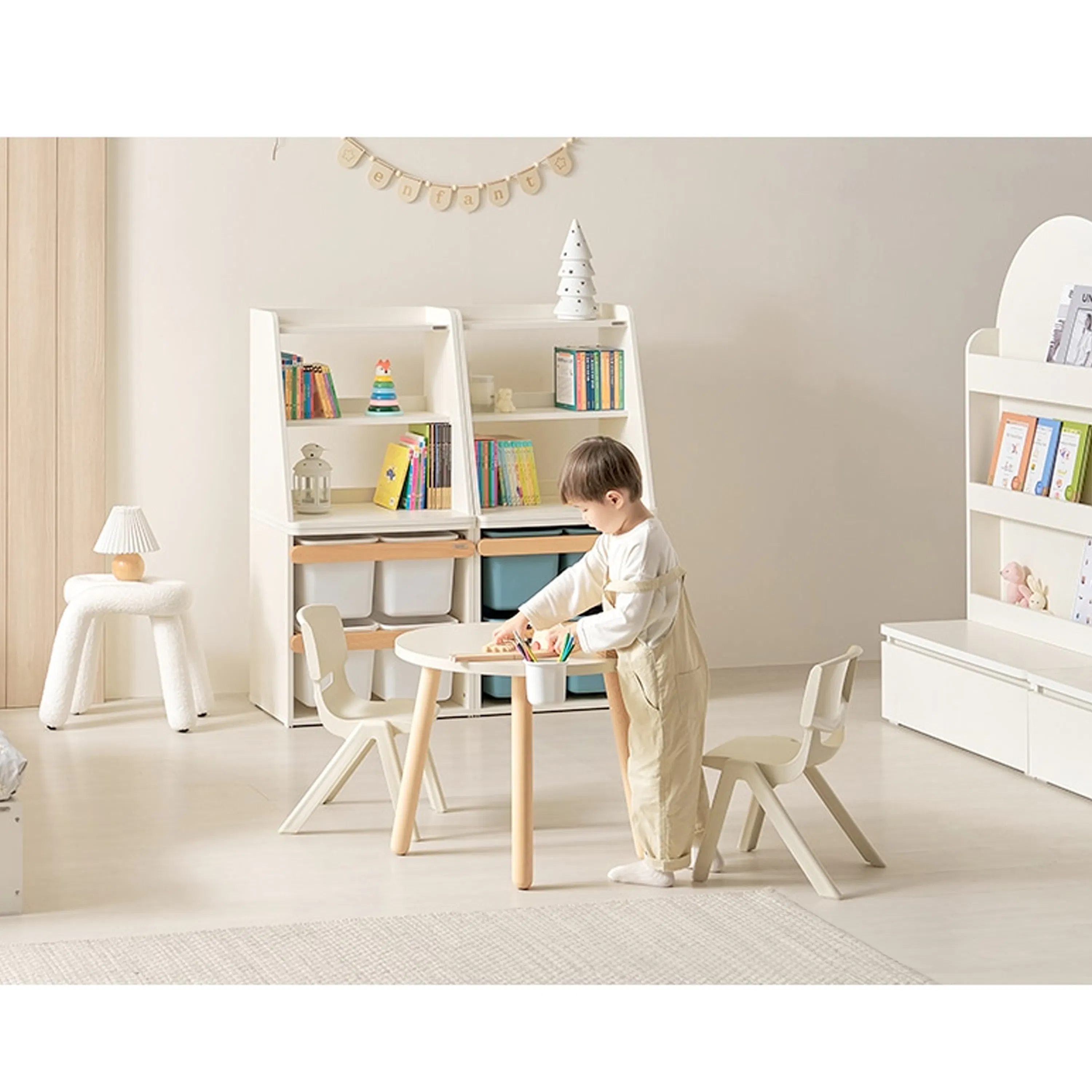 Ethan Kids Chair - Cream (Set of 2) - 9