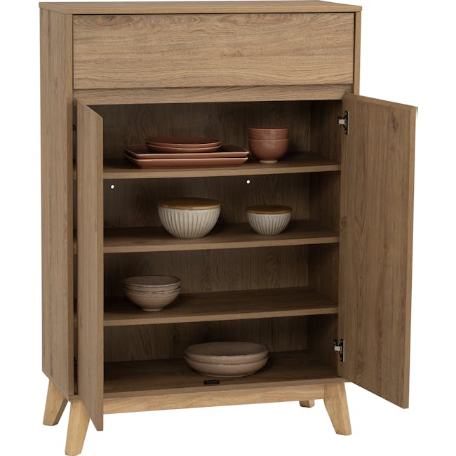Herschel Tall Sideboard 0.8m - Natural - 7