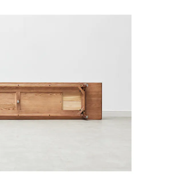 Lucia TV Console 1.5m - 8 - Wooden frame, minimalist design, natural wood finish, rustic aesthetic, simple structure