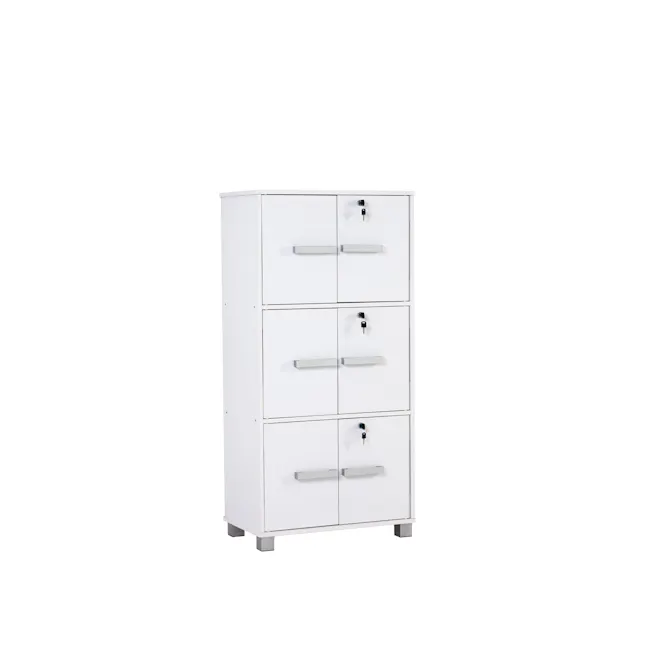 Naya 6 Door Cabinet - White - 1