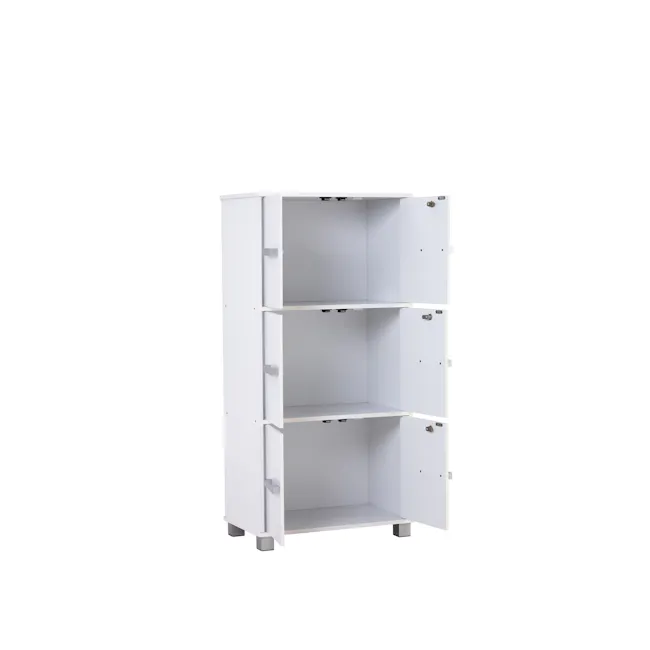 Naya 6 Door Cabinet - White - 2
