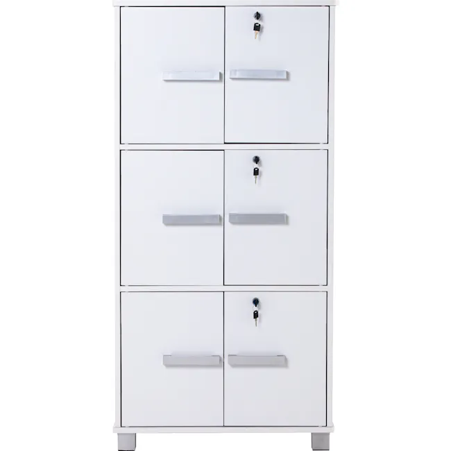 Naya 6 Door Cabinet - White - 3