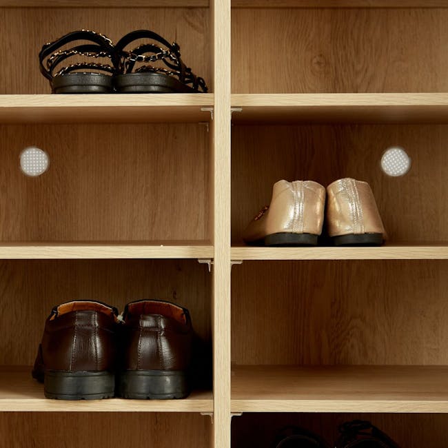 Tomos Shoe Cabinet 1.4m - Oak - 6