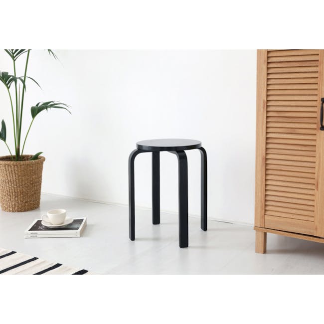(As-is) Oliver Stool - Black - 12