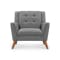 Stanley 2 Seater Sofa with Stanley Armchair - Siberian Grey - 5