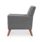 Stanley 2 Seater Sofa with Stanley Armchair - Siberian Grey - 4