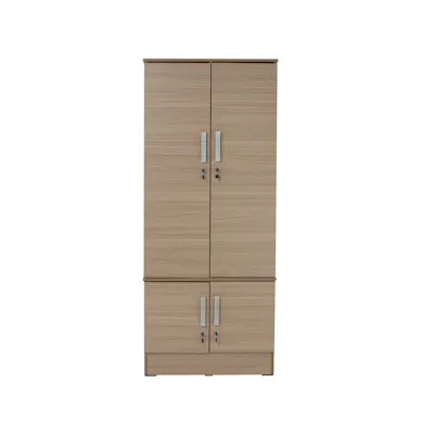 Naya 4 Door Wardrobe with Locks - Ebonnese