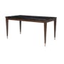 Persis Marble Dining Table 1.5m - Black, Walnut - 0