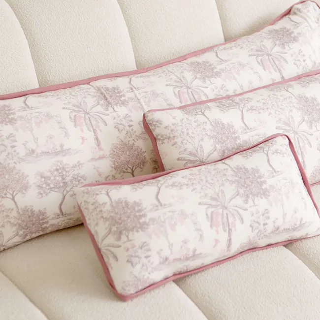 House of Holly Luxe Cloud Pillow - Fruit Toile Strawberry (3 sizes) - 2