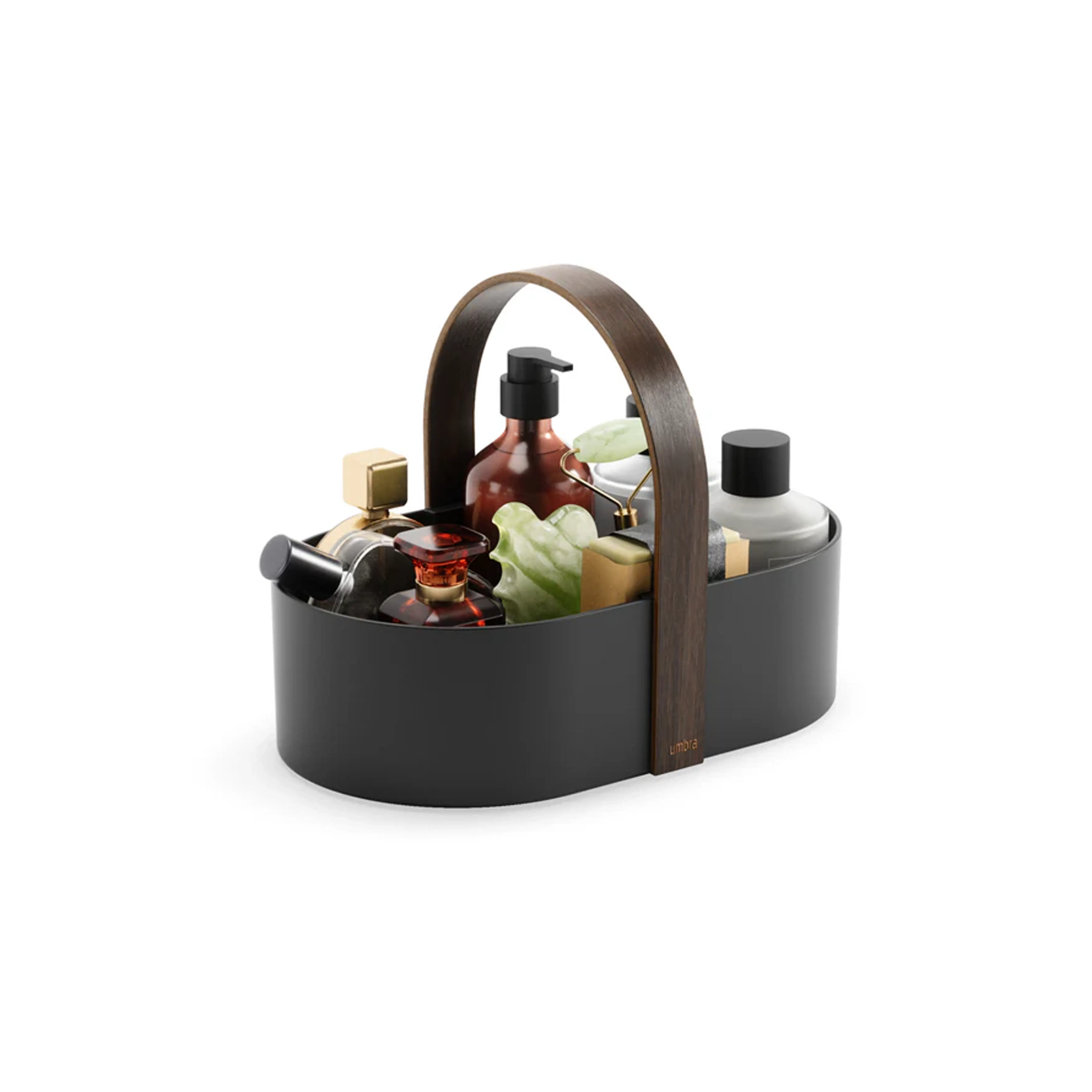 Bellwood Caddy Storage Basket - Black, Walnut