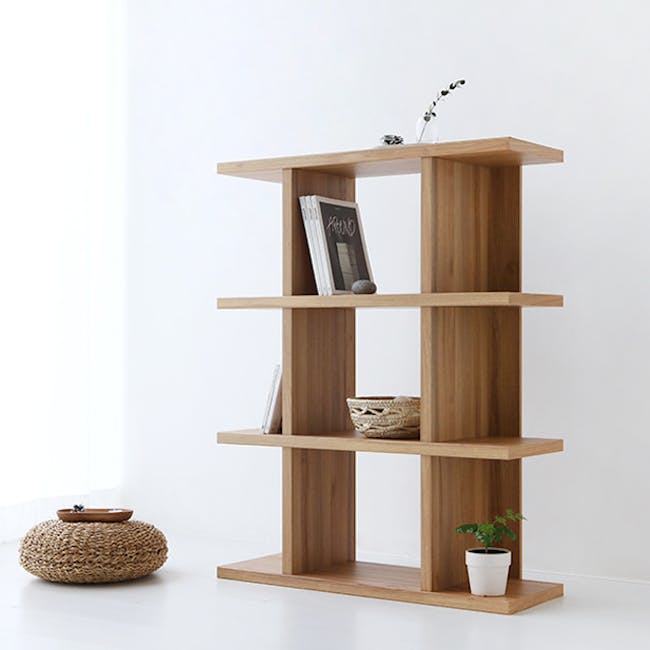 Jael Bookcase 0.9m - Oak - 5