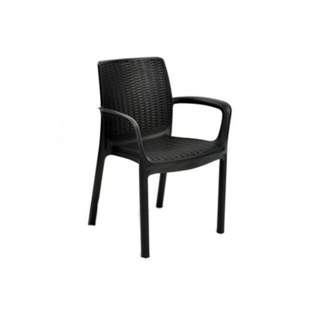 Bali Outdoor Chair - Dark Grey - 0