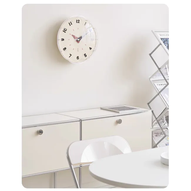 Cleve Wall Clock - Beige - 8