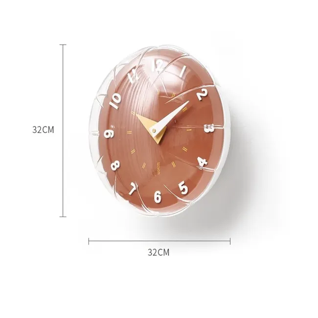 Cleve Wall Clock - Beige - 7