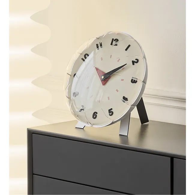 Cleve Wall Clock - Beige - 2