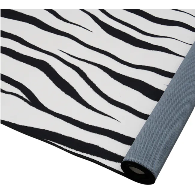 Zebra Low Pile Water Resistant Rug (3 Sizes) - 6