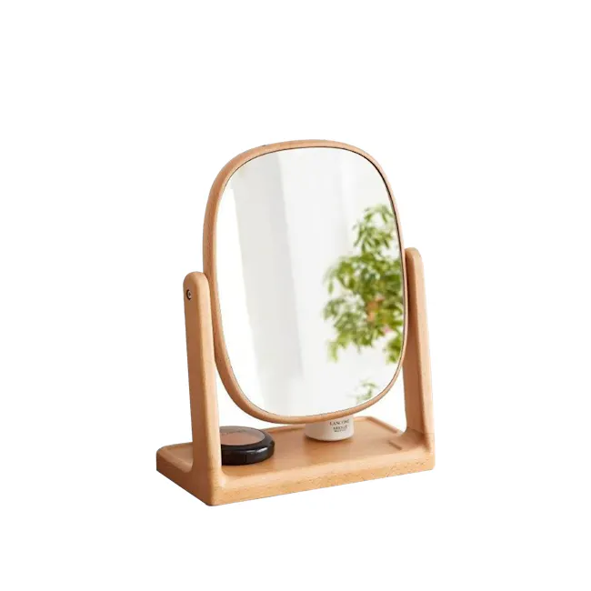 Lisa Vanity Mirror (2 Sizes) - Natural - 1