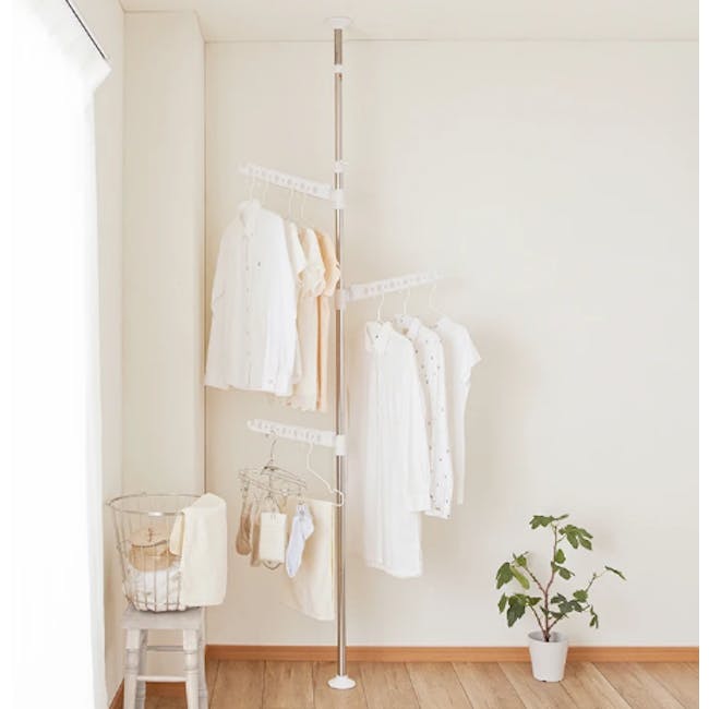 HEIAN Laundry Hanger Standing Pole Clothes Rack - 2